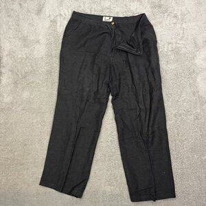 Havana Shirt Co. Pants‎ Black Large Linen Blend Mens Lightweight Beach